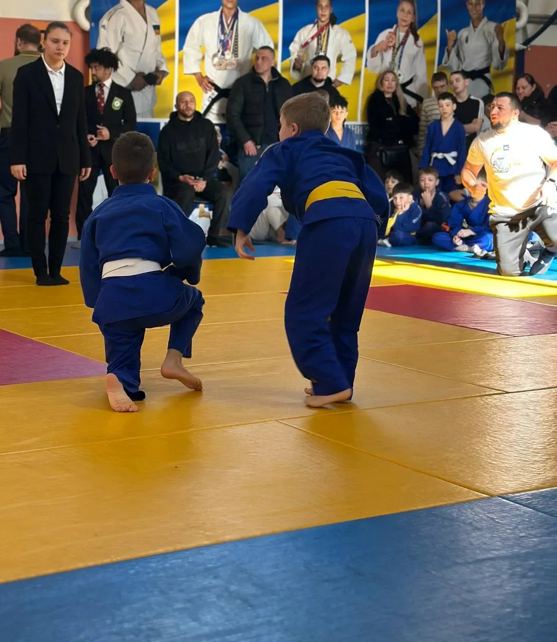 дитячі поєдинки на татамі Дитяча ліга дзюдо Одеса 2026 тур 1