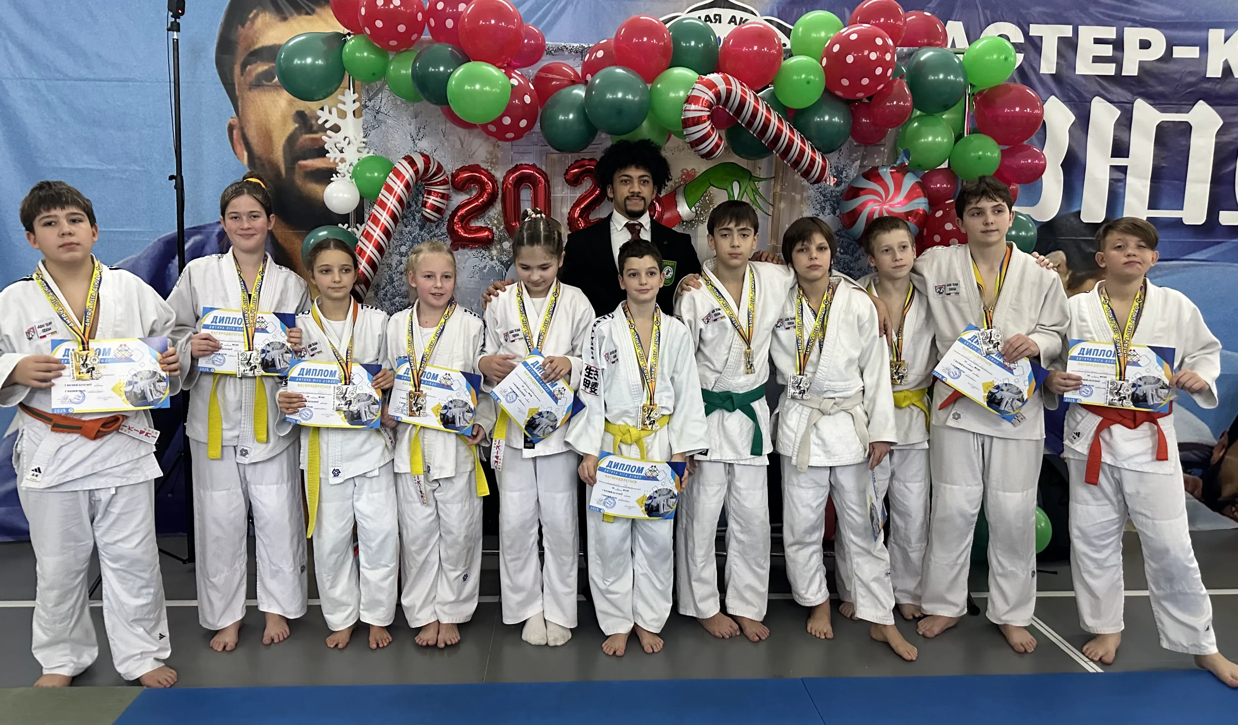 дитяча команда клубу дзюдо IKIGAI чемпіони